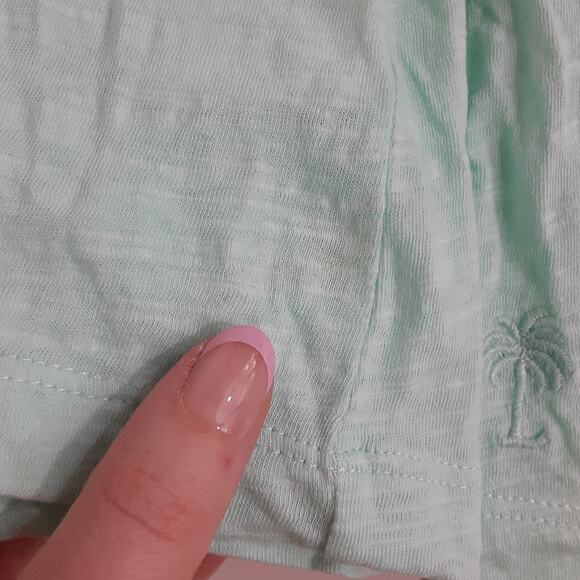 Lilly Pulitzer Arya Split Neck Tank Top & Shay Ruffle Tank Top 2pc Set Womens XS - Picture 13 of 16